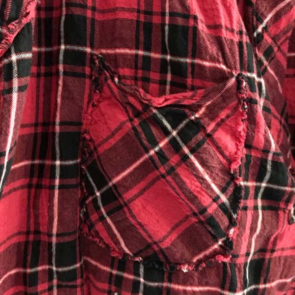 Free people flannel Blouse - Picture 4 of 6